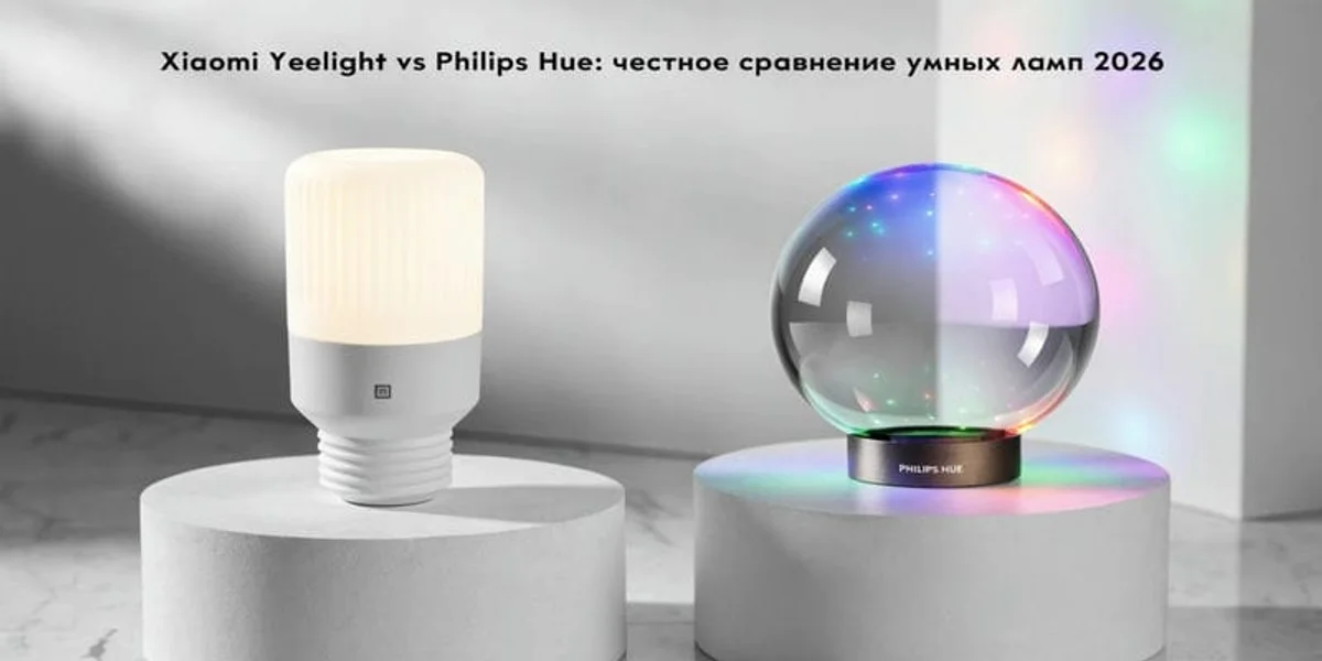 Xiaomi Yeelight vs Philips Hue: честное сравнение умных ламп 2026