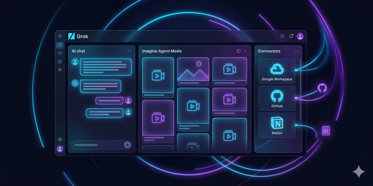 Grok стал ИИ-агентом: xAI запустила Agent Mode, коннекторы и три новые модели